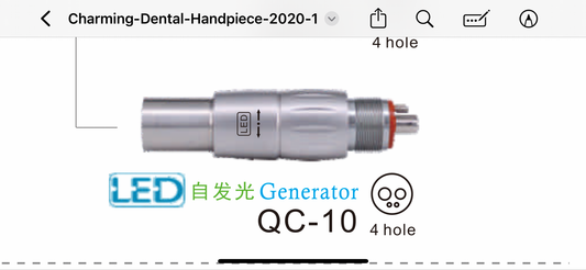 NSK E-Gen LED Coupling